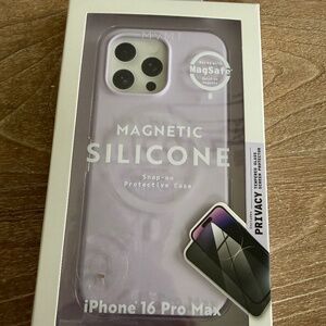 MVMT Magnetic Silicone iPhone 16 Pro Max Case